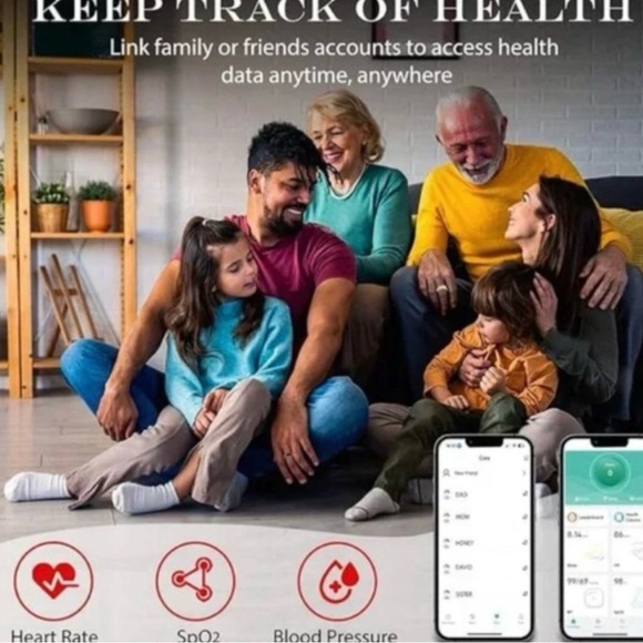 Brand New Silver Limited Edition Smart Ring Health/Sleep/Fitness Monitor - Picture 14 of 16